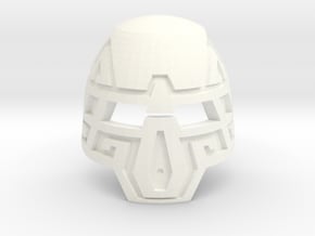 Kanohi Arata - Mask of Durability in White Processed Versatile Plastic