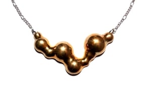 FabSpheres Necklace in Polished Bronze