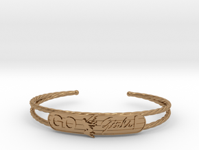 Go Girls Bracelet in Polished Brass