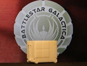 Pit Box, Toolbox (BSG-TRS, Galactiguise.com) in White Natural Versatile Plastic: 1:18