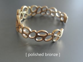 Rings and Things Bracelet in Polished Bronze