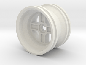 Wheel Design II in White Natural Versatile Plastic
