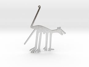 Nazca: The Dog in Natural Silver