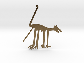 Nazca: The Dog in Natural Bronze