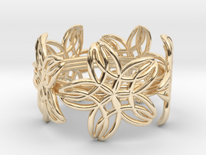 Ring 20.2mm in 14k Gold Plated Brass