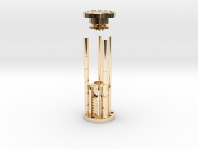 SK Crystal Chamber in 14K Yellow Gold