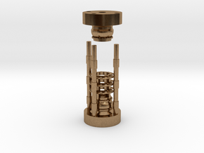 Engin Chamber Bottom in Natural Brass