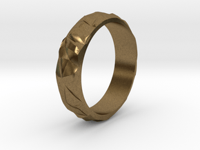 Ice silver ring in Natural Bronze: 5 / 49