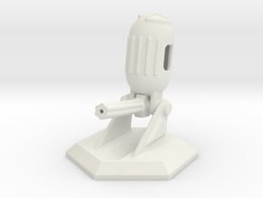 6mm Scale Anti-Missile System in White Natural Versatile Plastic