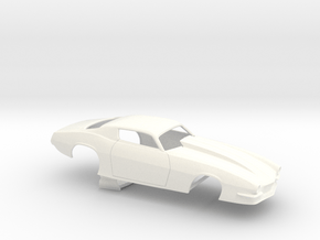 1/32 Pro Mod Camaro Cowl Hood in White Processed Versatile Plastic