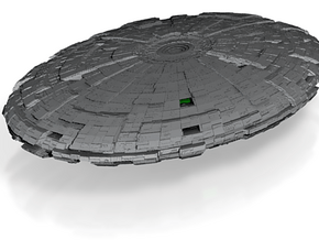 Borg BattleShip in Tan Fine Detail Plastic
