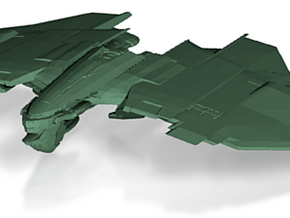 Romulan Att Wing VI Class in Tan Fine Detail Plastic