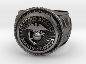 Marines size 14 in Polished Nickel Steel