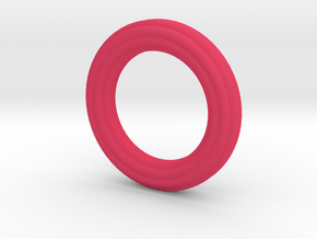 Seal - Tubular Pendant in Pink Processed Versatile Plastic