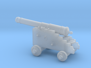 18th Century 6# Cannon-Naval Carriage 1/35 in Tan Fine Detail Plastic