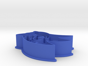 Sonic The Hedgehog Cookie Cutter in Blue Processed Versatile Plastic