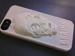 Zombie Iphone 5 and 5s case in White Natural Versatile Plastic