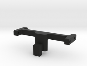 Mounting Bar, 2 mm higher in Black Natural Versatile Plastic