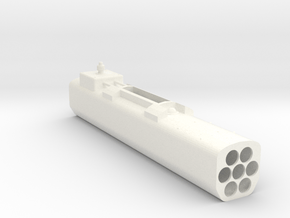 1.6 Missile POD Left (A) in White Processed Versatile Plastic