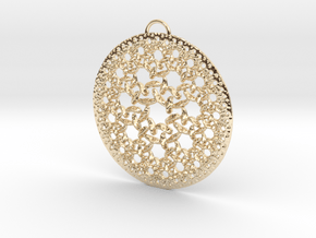 ReRound Pendant in 14k Gold Plated Brass