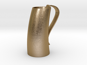 Game of Thrones Horn Mug in Polished Gold Steel