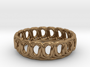 Ring 16.9mm in Natural Brass
