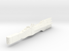 LoGH Alliance Battleship 1:8000 in White Processed Versatile Plastic