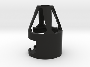 1.24" 28mm Speaker/Recharge Port Holder in Black Natural Versatile Plastic