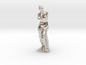 Venus de Milo in Rhodium Plated Brass