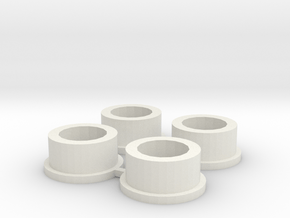 Microcentrifuge tube adapter in White Natural Versatile Plastic