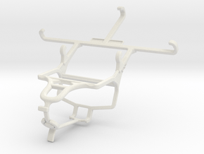 Controller mount for PS4 & Alcatel Idol 3 (4.7) in White Natural Versatile Plastic