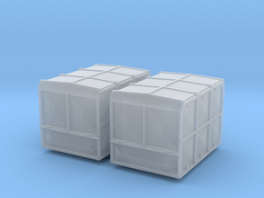 2x Haus zu Haus Container 1:120 in Smooth Fine Detail Plastic
