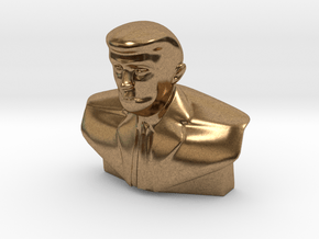 Donald Trump Statue - Tiny in Natural Brass