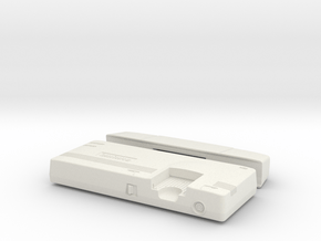 1:6 NEC TurboGrafx 16 (w/ Cover) in White Natural Versatile Plastic
