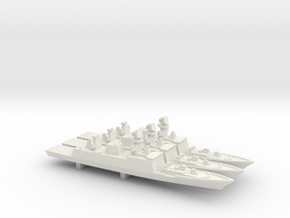 Shivalik-class frigate x 3, 1/1800 in White Natural Versatile Plastic