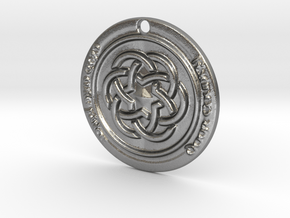 Door County Celtic pendant (pm) in Natural Silver