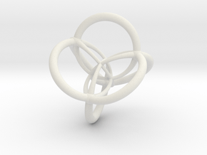 0499 Stereographic Polychora -16 cell in White Natural Versatile Plastic