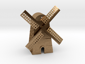 Windmill in Natural Brass