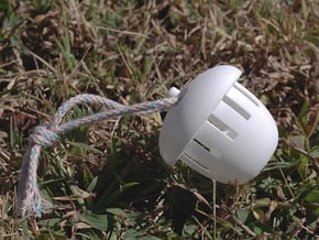 Acorn Bell (Medium) in White Natural Versatile Plastic