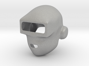 Daft Punk Mask (Smooth) in Aluminum