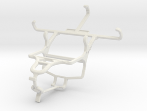 Controller mount for PS4 & Samsung Galaxy Ace 4 in White Natural Versatile Plastic