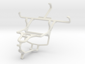 Controller mount for PS4 & Samsung Galaxy Ace 4 LT in White Natural Versatile Plastic
