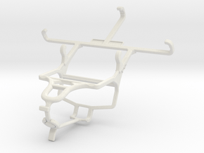 Controller mount for PS4 & Samsung Galaxy Ace Styl in White Natural Versatile Plastic