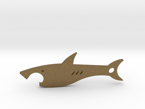 Shark bottle opener in Natural Bronze