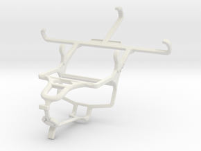 Controller mount for PS4 & Samsung Galaxy Star 2 P in White Natural Versatile Plastic