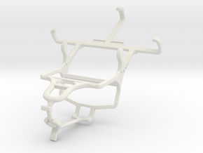Controller mount for PS4 & Samsung Galaxy Star Tri in White Natural Versatile Plastic