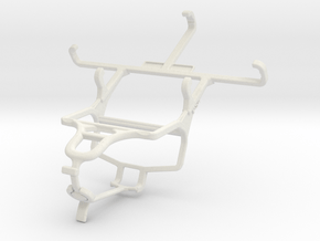 Controller mount for PS4 & Samsung I8200 Galaxy S  in White Natural Versatile Plastic