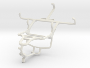 Controller mount for PS4 & verykool s4010 Gazelle in White Natural Versatile Plastic