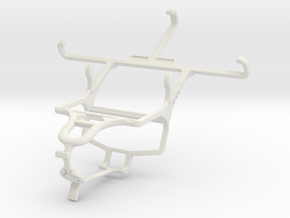 Controller mount for PS4 & verykool SL4500 Fusion in White Natural Versatile Plastic