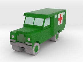 1/285 Land Rover S2 Ambulance x 1 - Army, green in Full Color Sandstone
